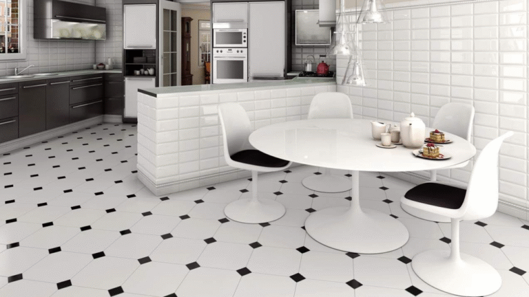 black and white tile​