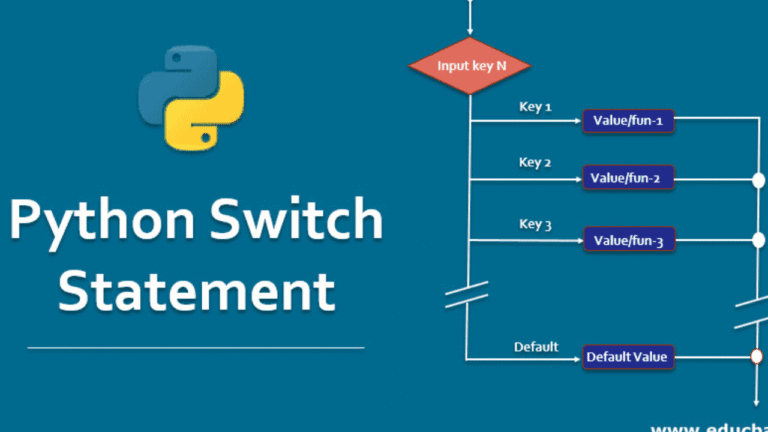 python switch statemen