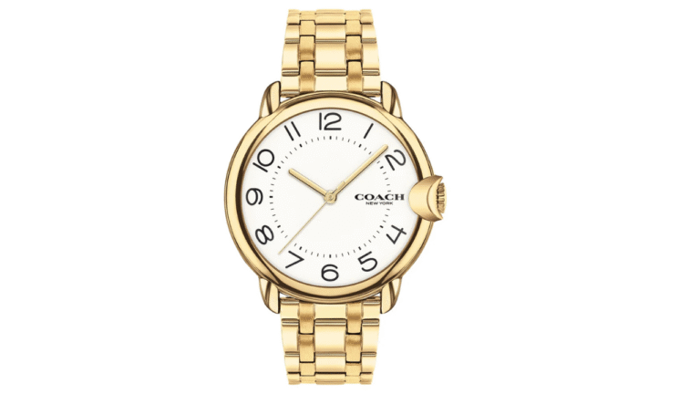 shop coach gold bracelet watch