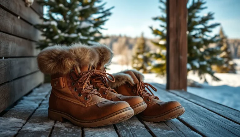 fur boots